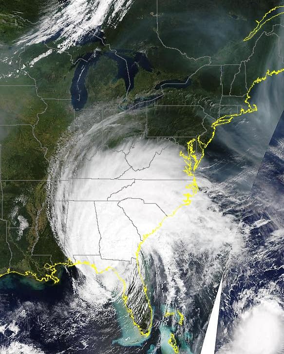 Irma repaints earthly hues