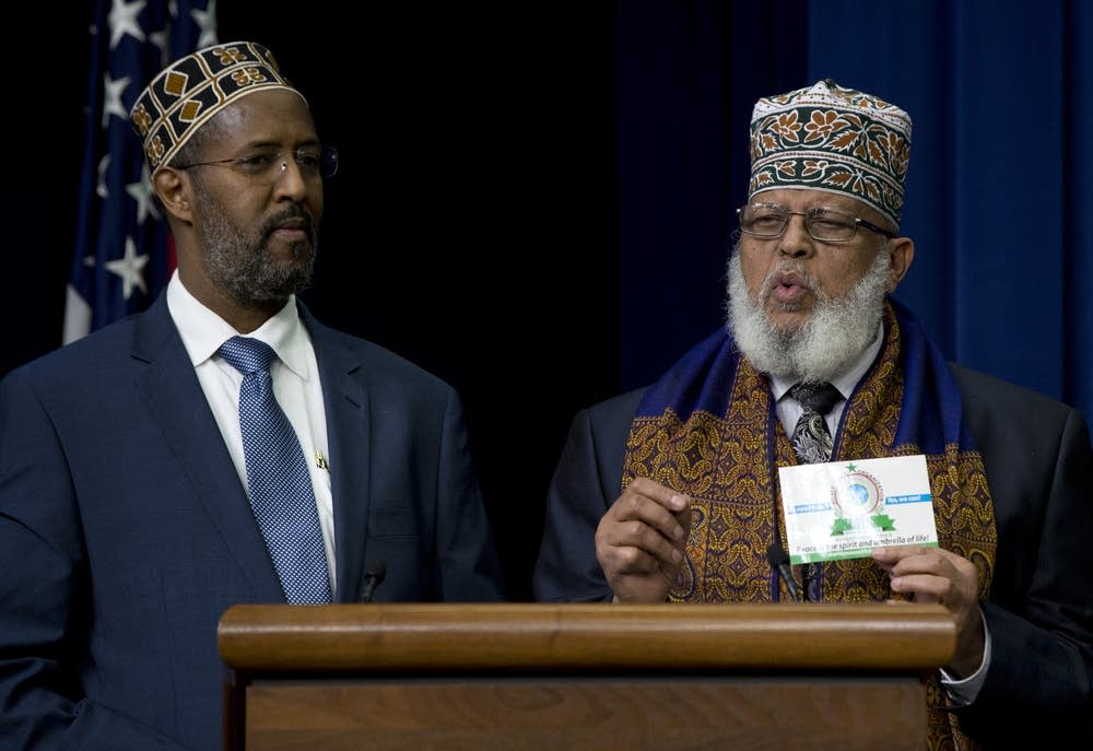 Abdisalam Adam and Sheikh Sa'ad Musse Roble