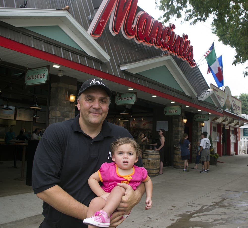 John Mancini and daughter, Olivia