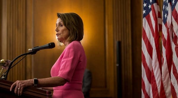House Minority Leader Nancy Pelosi holds a news conference following the 2018 midterm elections at the Capitol Building on Nov. 7, 2018 in Washington, DC.