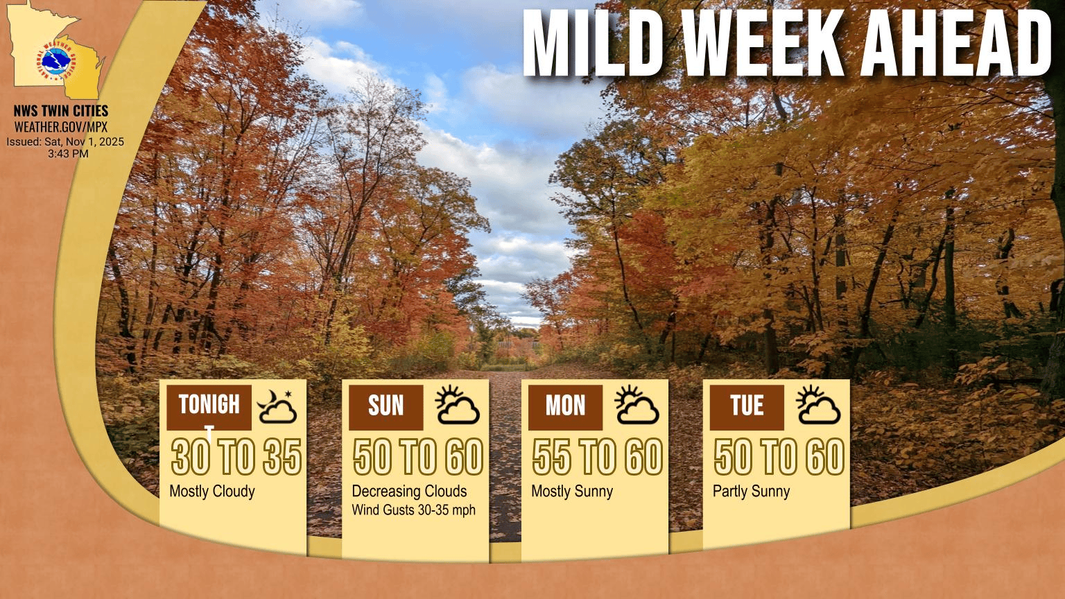 Warm-up on the way with increased sunshine