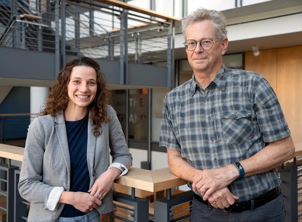 two people posing for a portrait