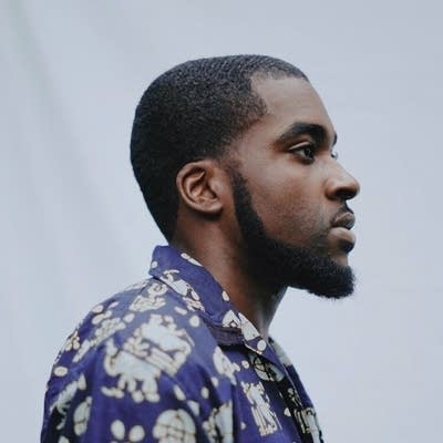 A portrait of a man in profile