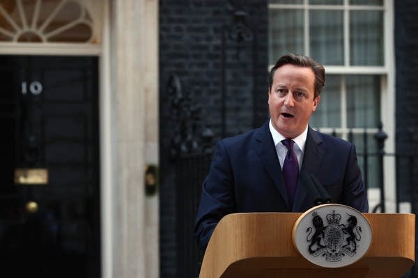 Prime Minister David Cameron Reacts To The Scottis