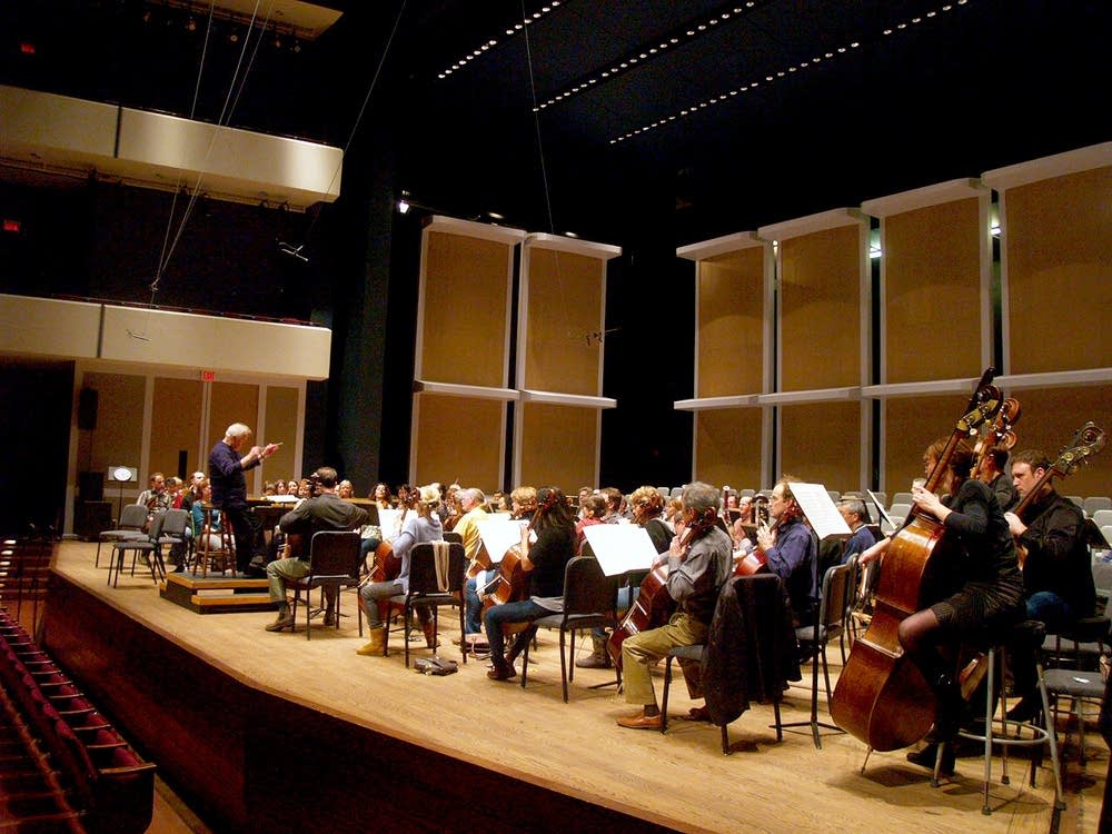 Minnesota Orchestra rehearsal