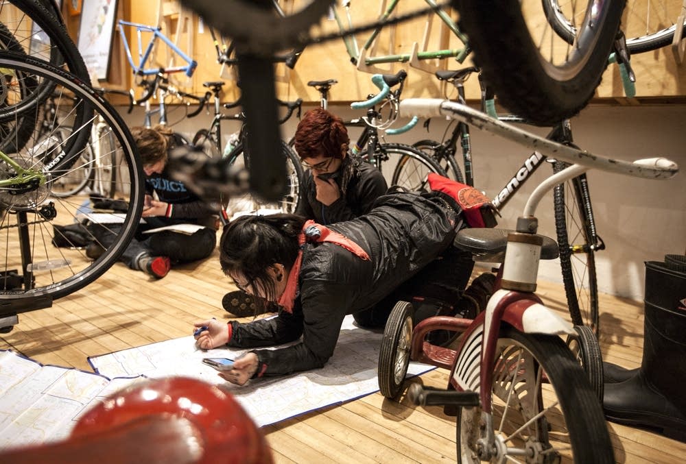 Mapping out their route
