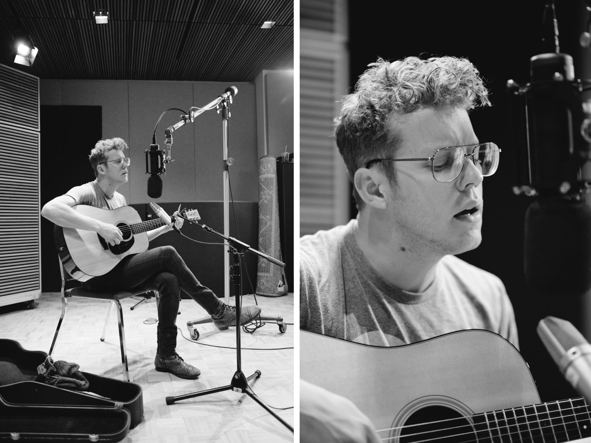 Anderson East performs in The Current studio