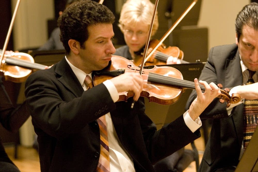 SPCO Concertmaster Stephen Copes