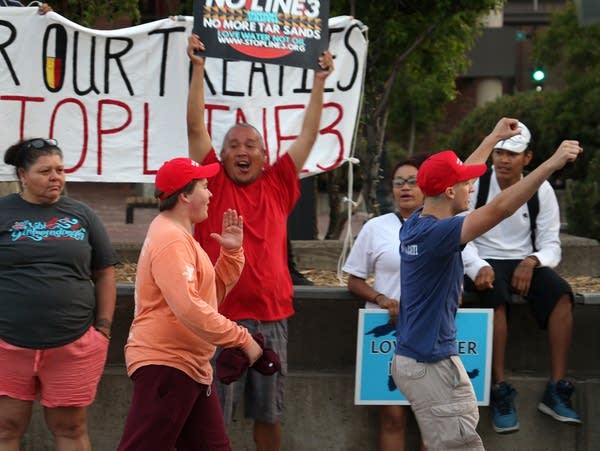 Trump protesters