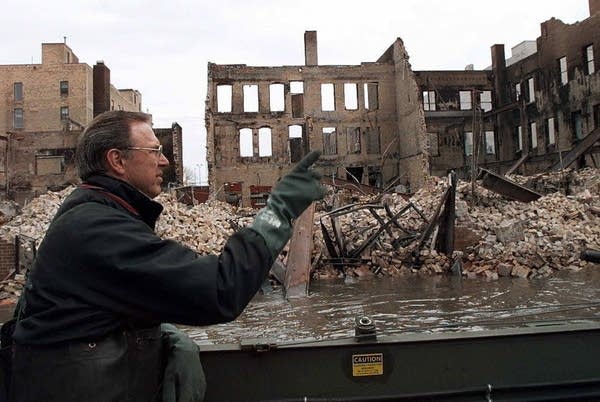 Grand Forks during the 1997 flood