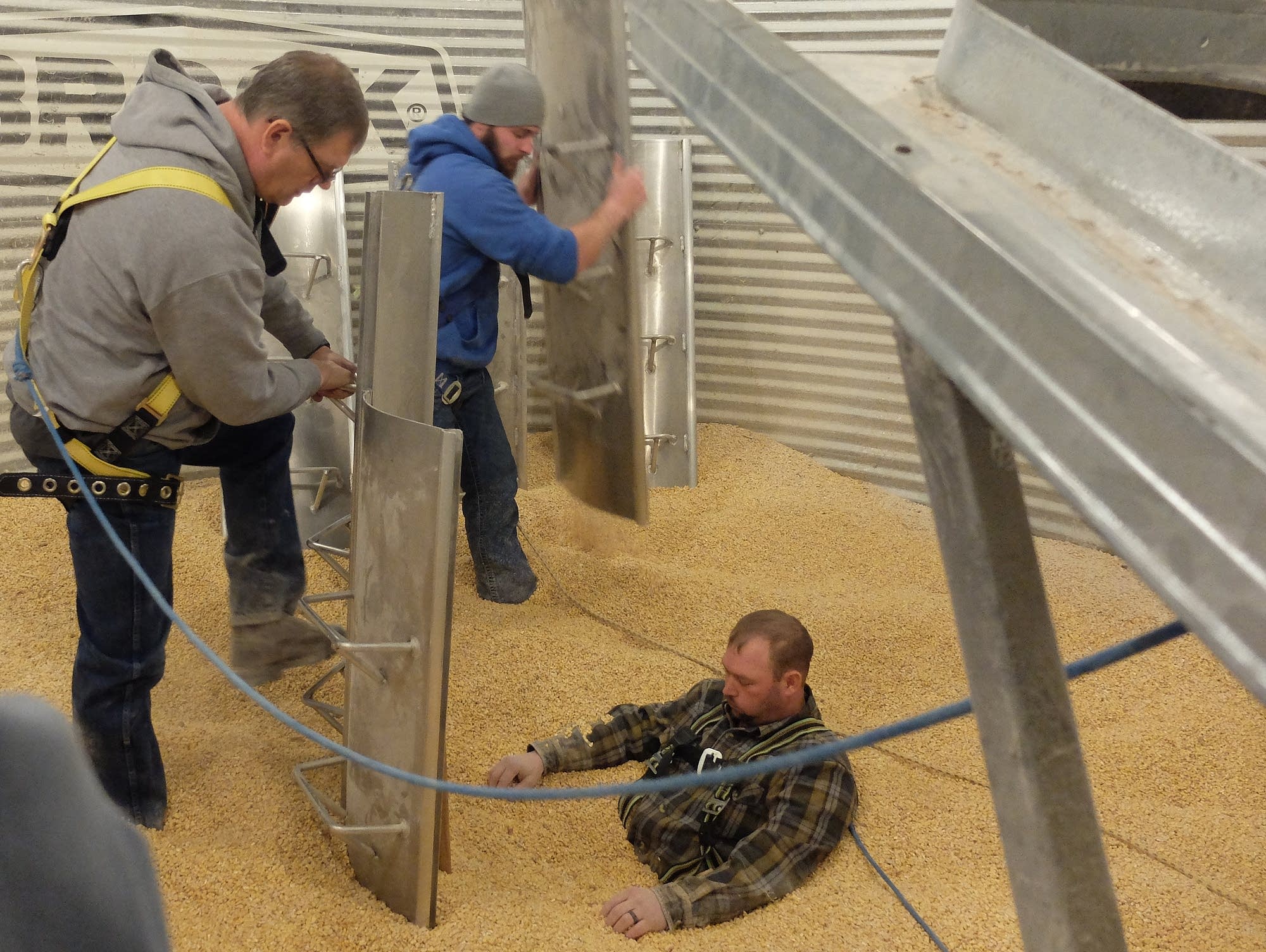 First, they invented a way to rescue people from grain bin accidents