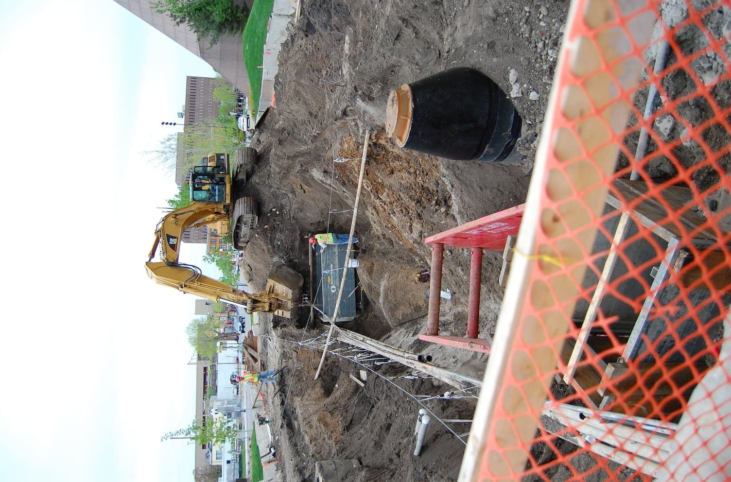 Construction crew at the U