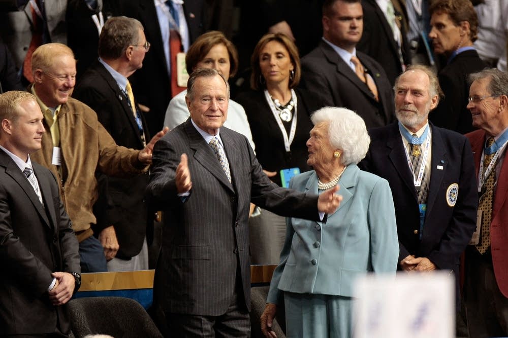 Former President George H.W. Bush at the RNC