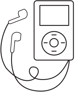 Illustration of iPod