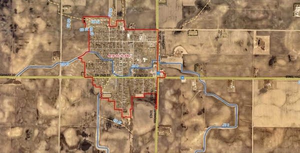 GIS map of New Richland
