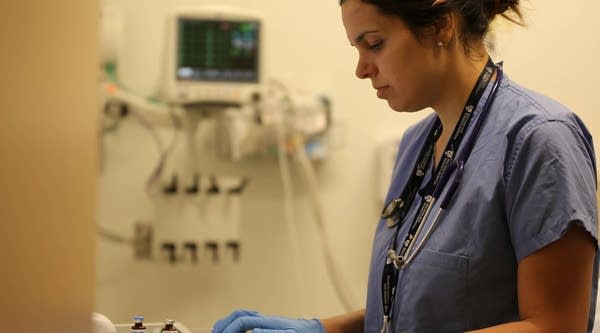 Nina Ribeiro, a nurse at the Brigham and Women’s Hospital in Boston.
