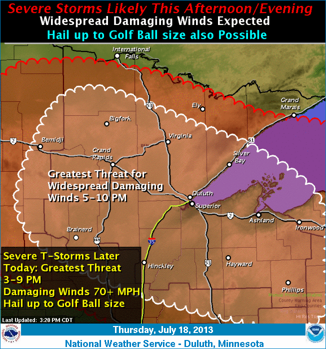 Duluth weather story