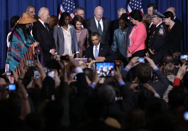 Bill signing
