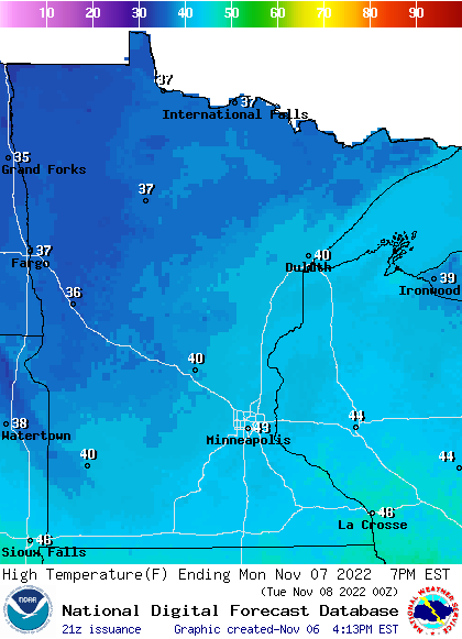 Seasonable Monday; stormy week develops
