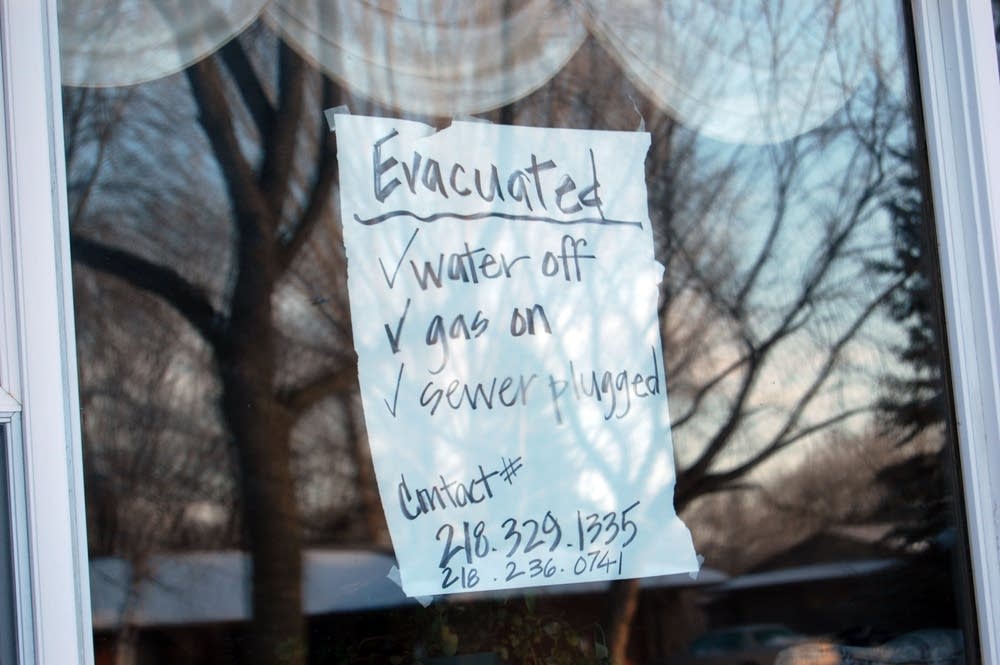 Some homeowners left notes on their homes
