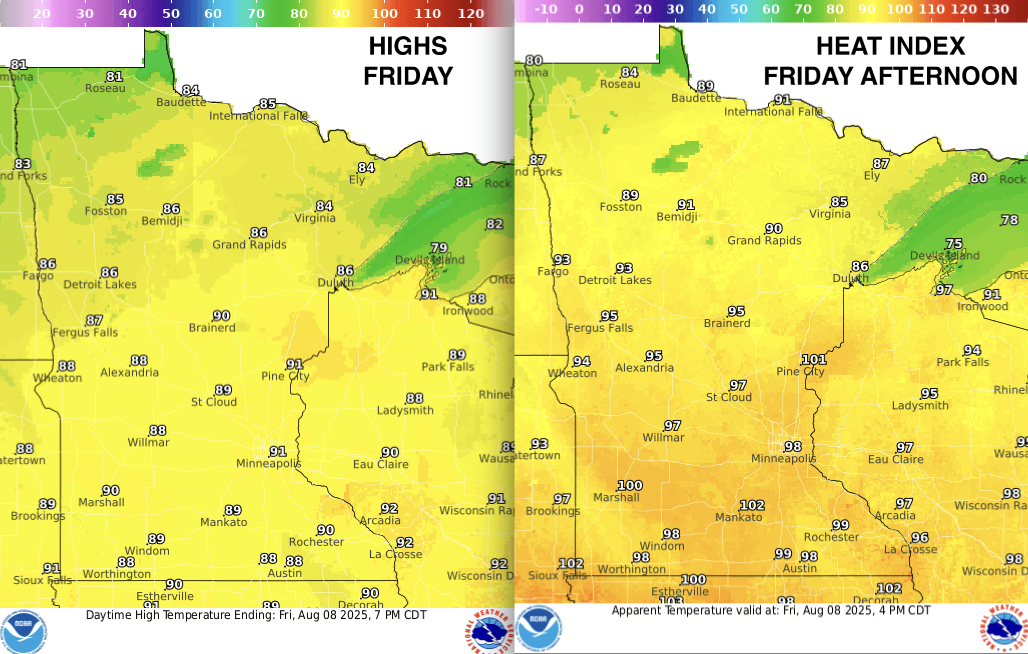 Hot, humid Friday with more storms Friday night, Saturday morning 