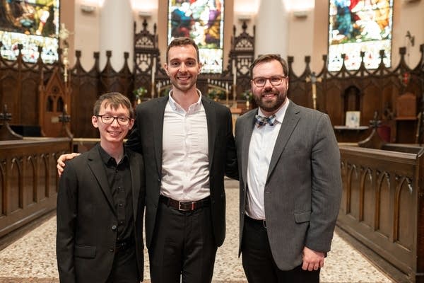 2024 AGO National Competition in Improvisation (NCOI) Winners: Ethan Haman (2nd), Jerrick Cavagnaro (1st), Nicholas Quardokus (3rd)