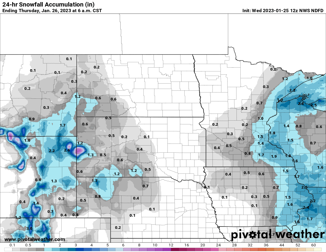 Two snowfalls, falling temps; deep freeze weekend