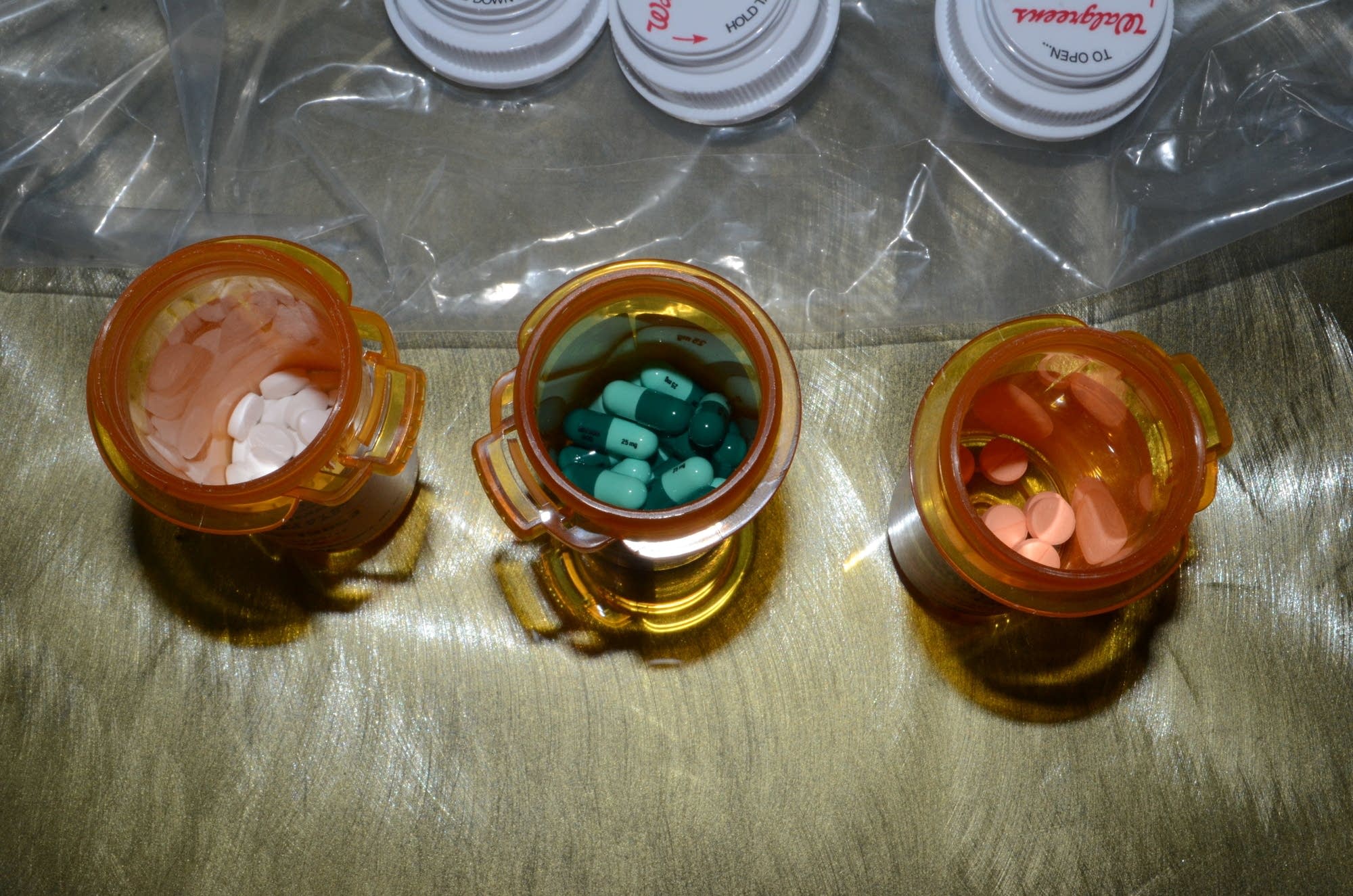 Pill bottles found at the scene of Prince's death