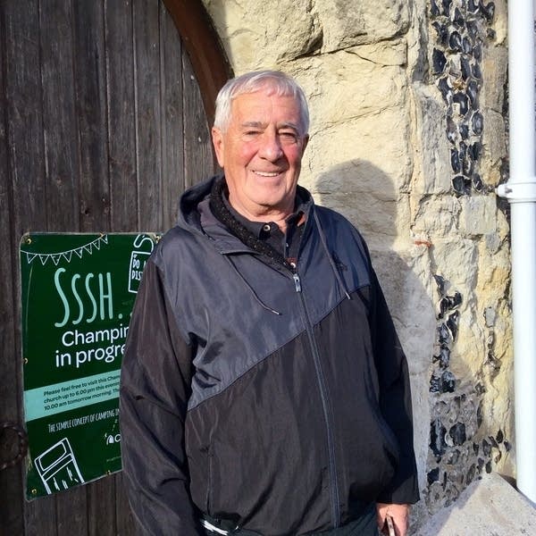 Wyn Johns, a local volunteer at St. Mary the Virgin Church.