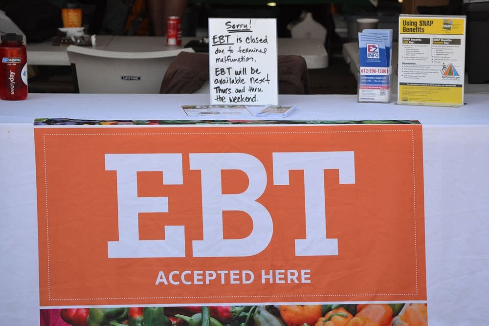Food stamps at Farmers Market