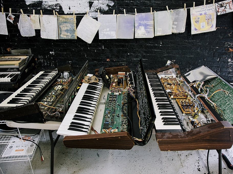 Some of the instruments damaged by Sandy