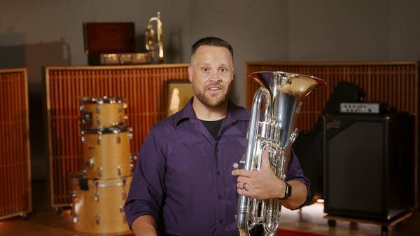 Class Notes thumbnail for a Beginning Band lesson. Includes euphonium player Jacob Grewe of the Minnesota Winds.