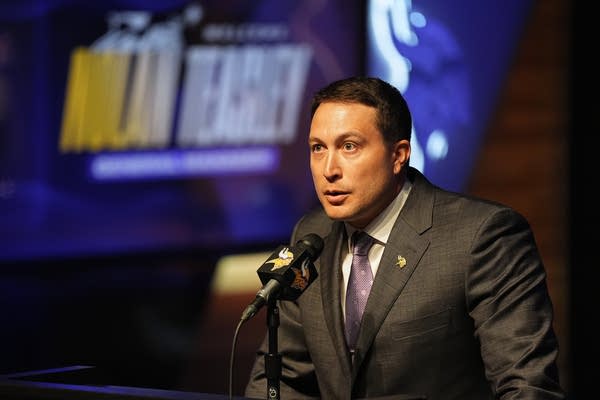 Nolan Teasley found his calling in football with the Seahawks and his dream job as GM of the Vikings