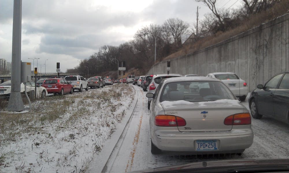 The Lyndale ramp onto I-94