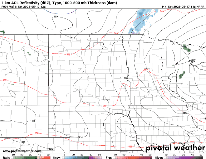Forecast precipitation Saturday 7 a.m. to 7 p.m.