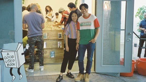 Jenny Yang, left, and Chris Capizzi are co-owners of A Good Used Book. 