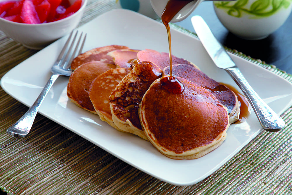 Lemon ricotta pancakes