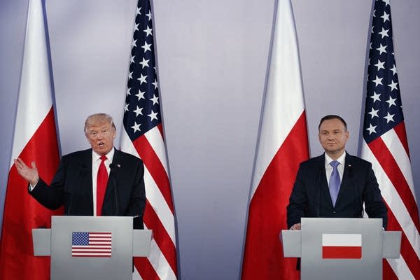 Donald Trump,Andrzej Duda