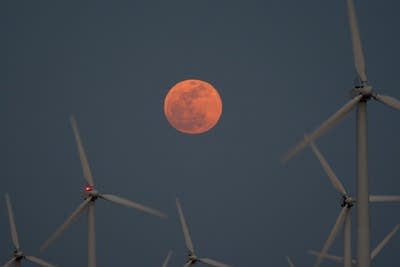 Moon appears bigger and brighter