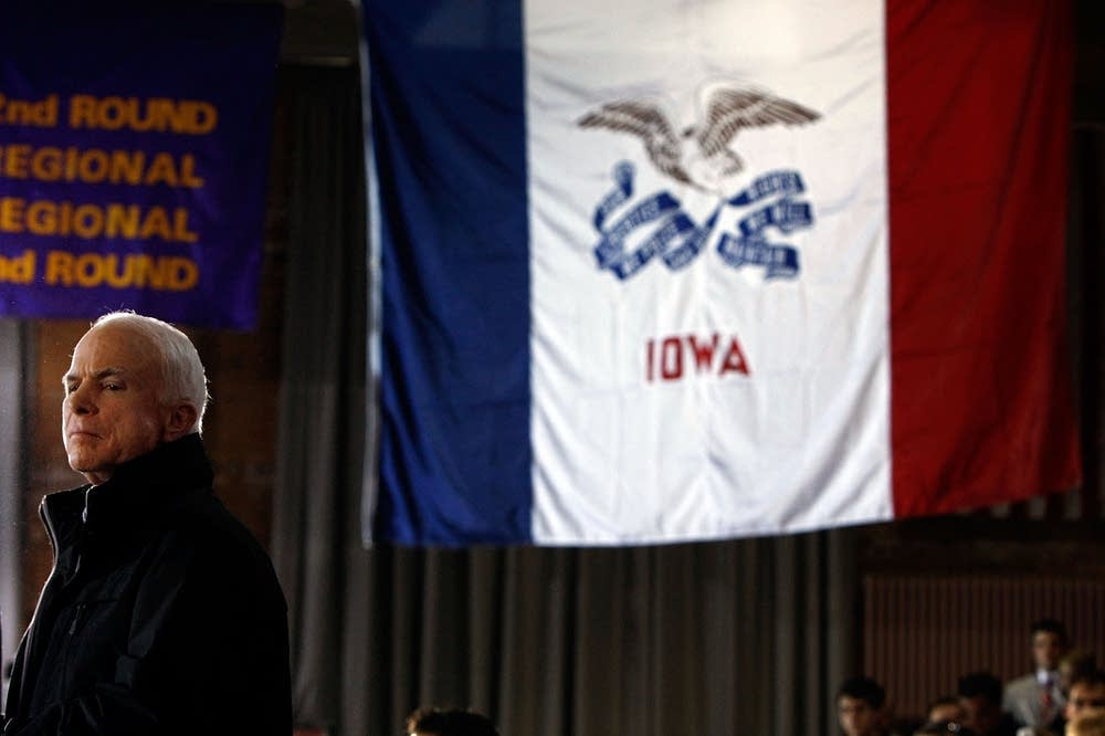 John McCain in Cedar Falls, Iowa