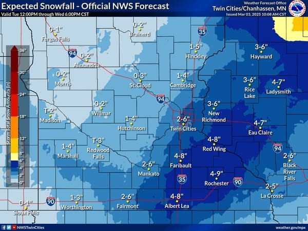Snowfall potential