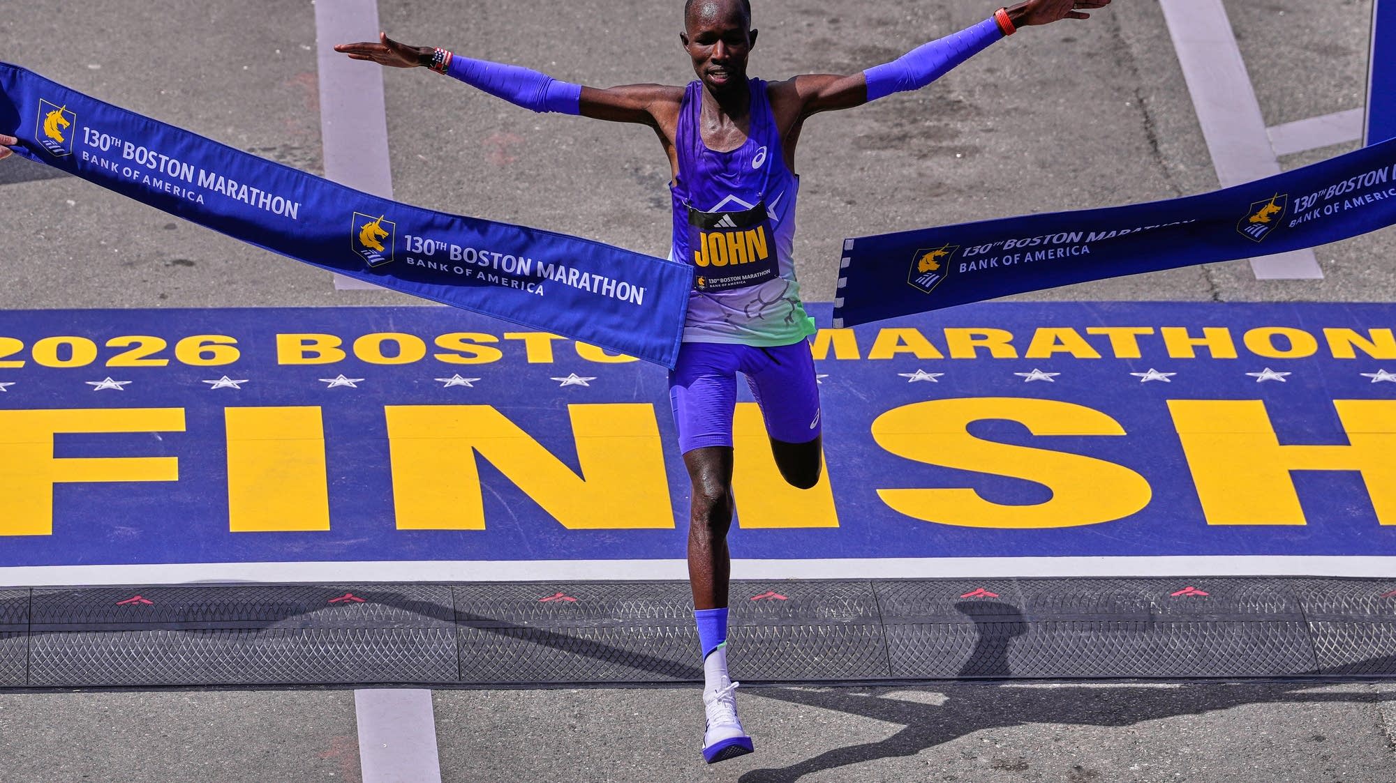 John Korir breaks Boston Marathon record and Sharon Lokedi also