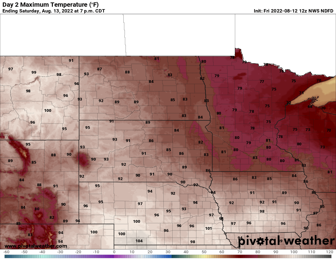 sat highs 9am
