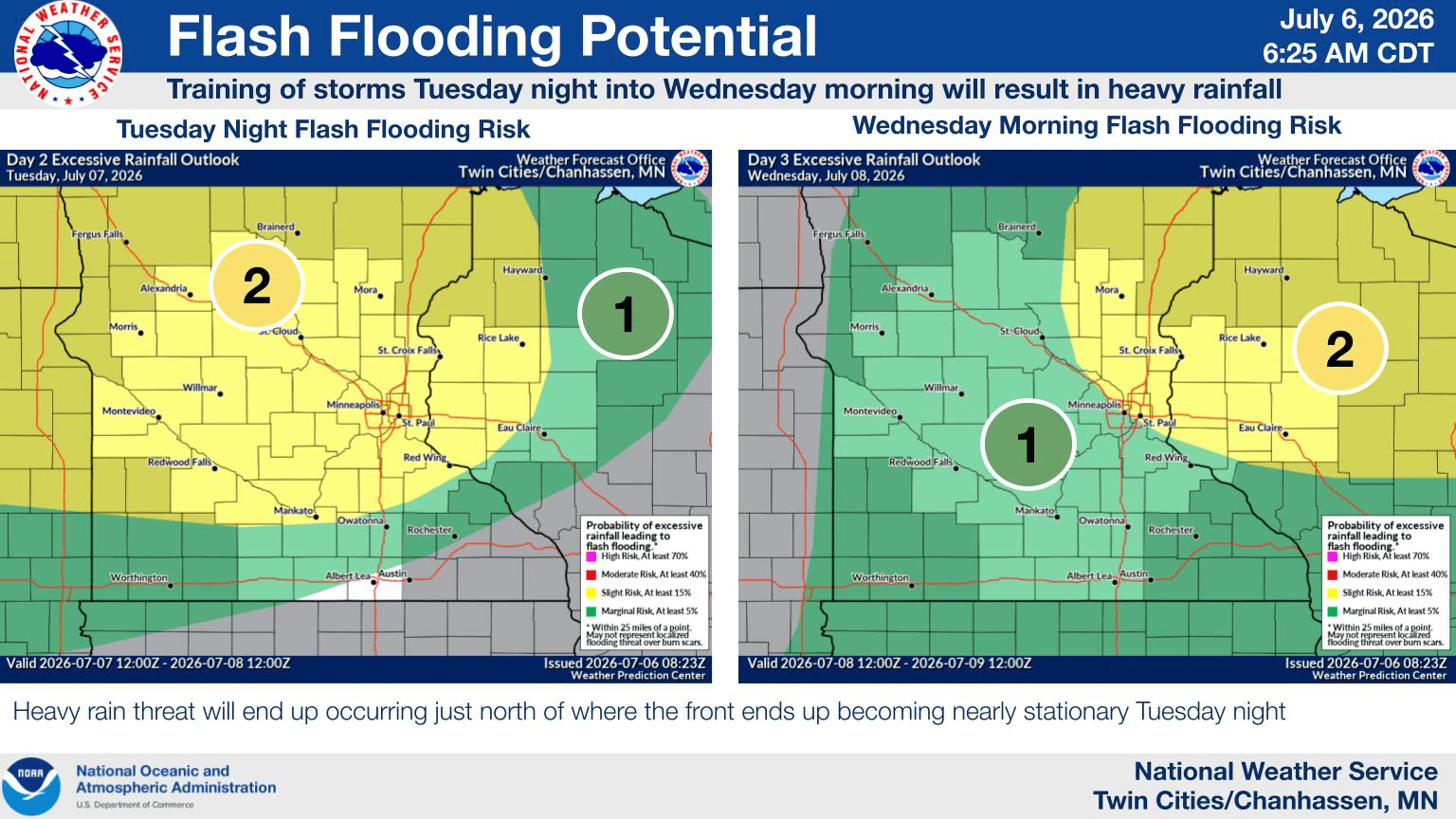 flood potential TUE