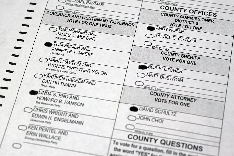 Challenged ballot