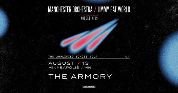 Manchester Orchestra & Jimmy Eat World with Middle Kids at The Armory in Minneapolis, Aug. 13, 2023. 
