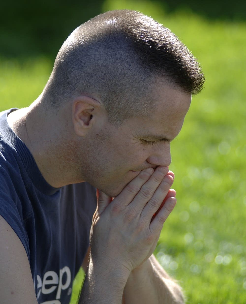 Joel Beyer pays respect