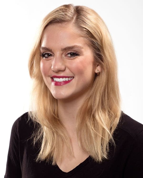 Olivia Oltmanns is a skater with "Disney on Ice"