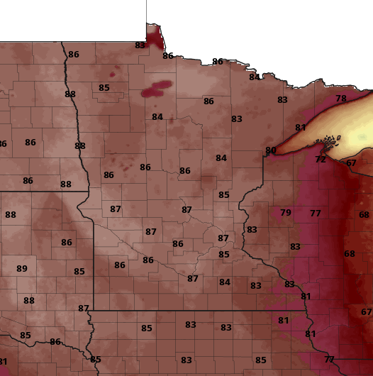 Warmer Tuesday, becoming hot midweek with thunder possible late week