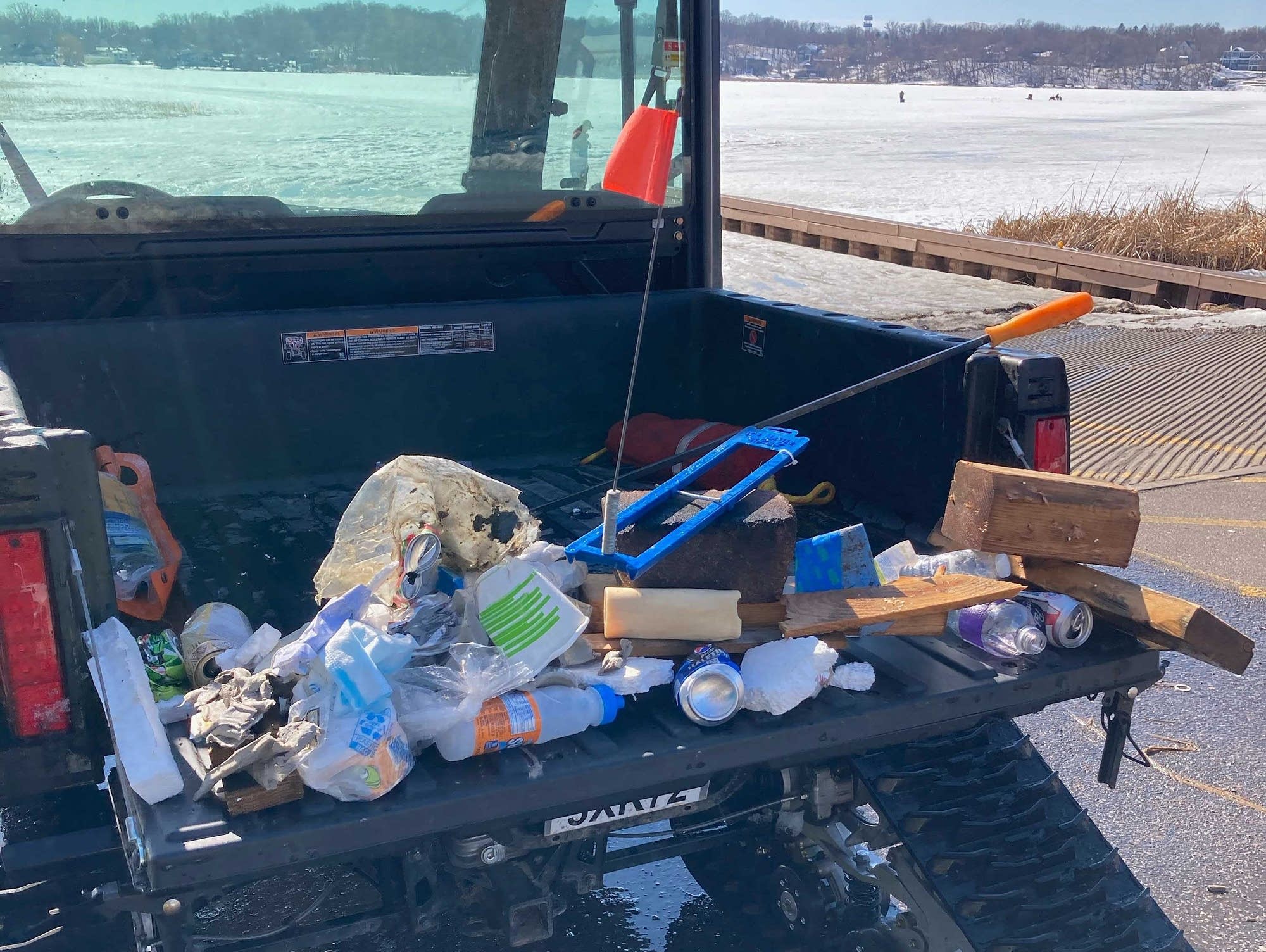 More ice anglers leave behind more trash on frozen Minnesota lakes
